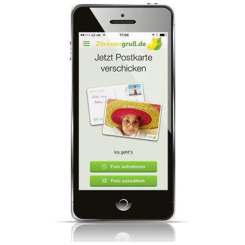 APP | Zitronengruß.de | Intro